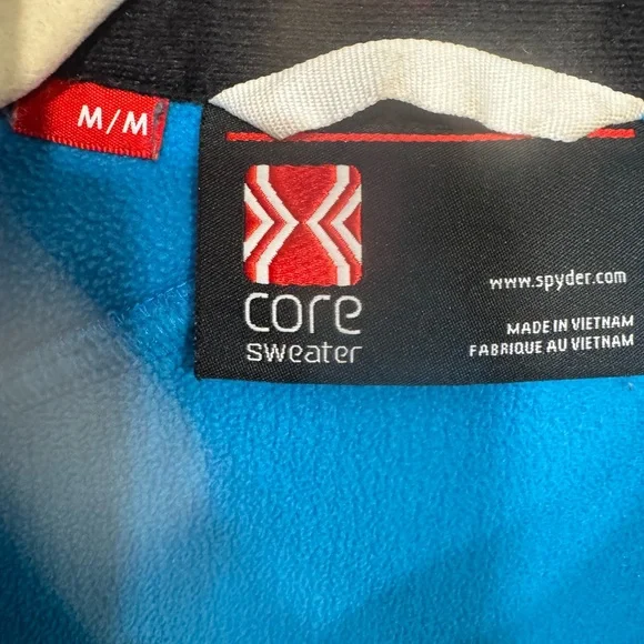 Women’s Spyder Blue Knit Jacket - Picture 4 of 4